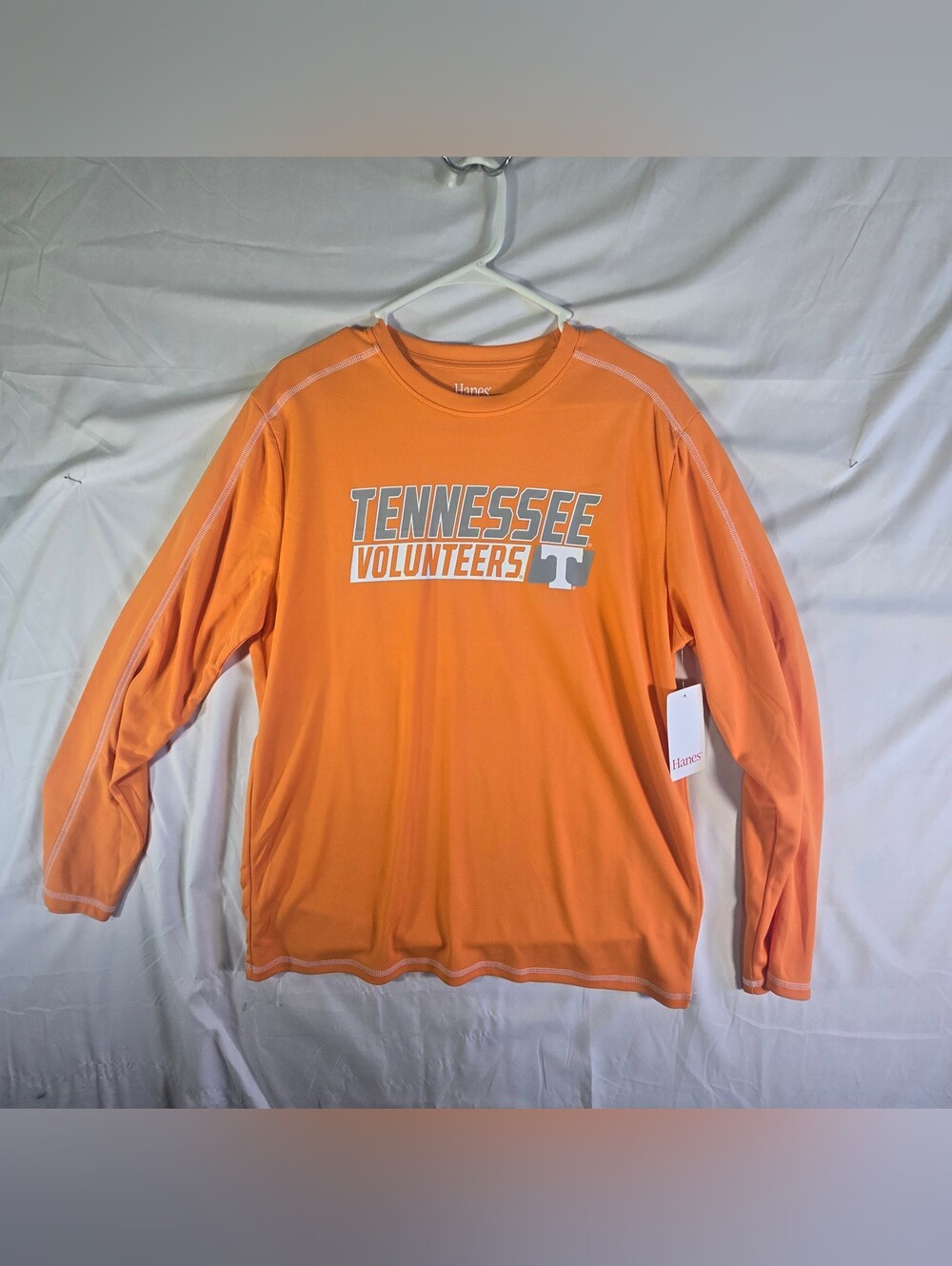 Hanes Orange Tennessee Volunteers Long Sleeve Shirt